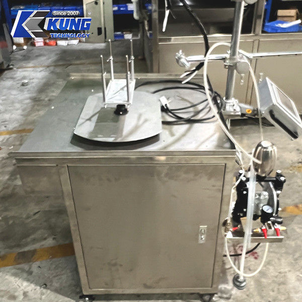 Shoe Edge Spraying Machine With Size Of 1300mm*700mm*1400mm, Made Of Stainless Steel, Aluminum, Steel, For Shoes