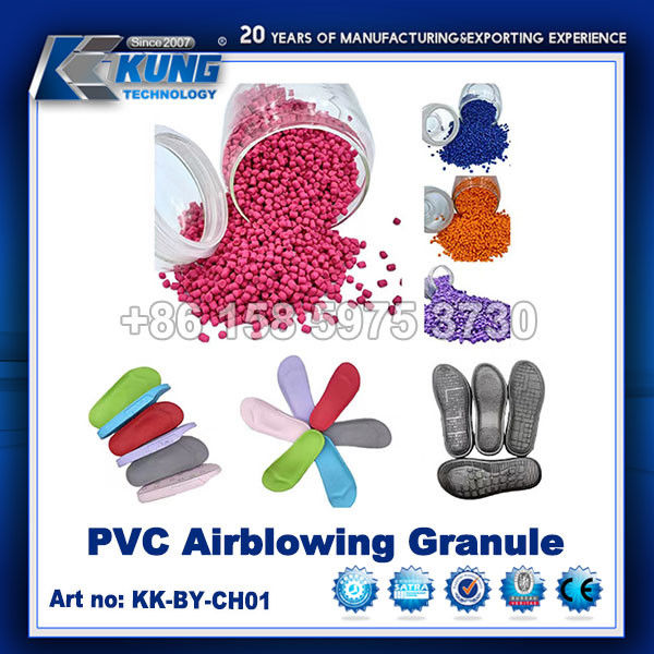 Chemical PVC Airblowing Granule Products For Shoemaking