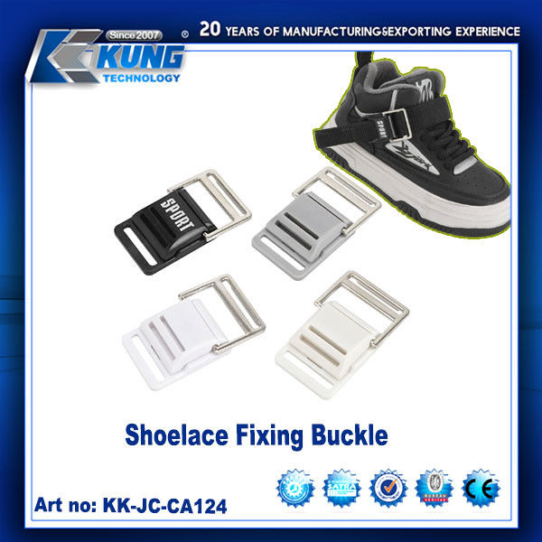 High-Strength Nylon Shoelace Buckle For Outdoor Shoes (Metal Adjustment Buckle/Quick Buckle) - Wear-Resistant And Rust-Proof, Adjustable, Suitable For Hiking Shoes/Work Shoes