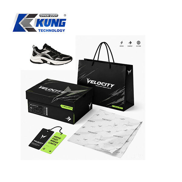 Innovative shoe-making accessories offering custom shoe boxes hang tags shopping bags and tissue paper for shoemaking packaging