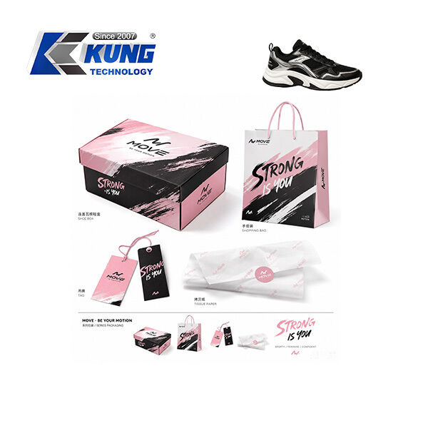 Innovative shoe-making accessories offering custom shoe boxes hang tags shopping bags and tissue paper for shoemaking packaging