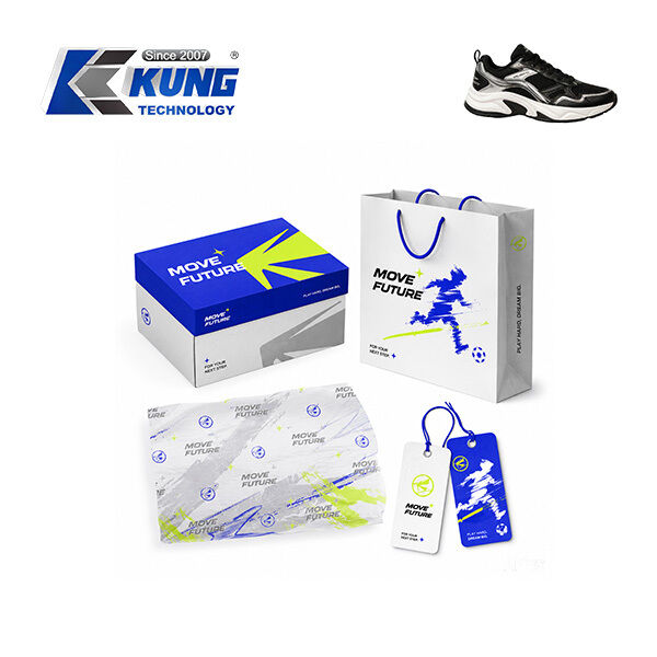 Innovative shoe-making accessories offering custom shoe boxes hang tags shopping bags and tissue paper for shoemaking packaging