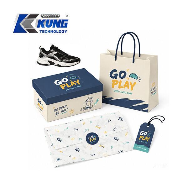 Innovative shoe-making accessories offering custom shoe boxes hang tags shopping bags and tissue paper for shoemaking packaging