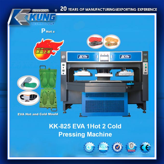 EVA Hot and Cold Press Foaming Shoe Pad Making Machinery