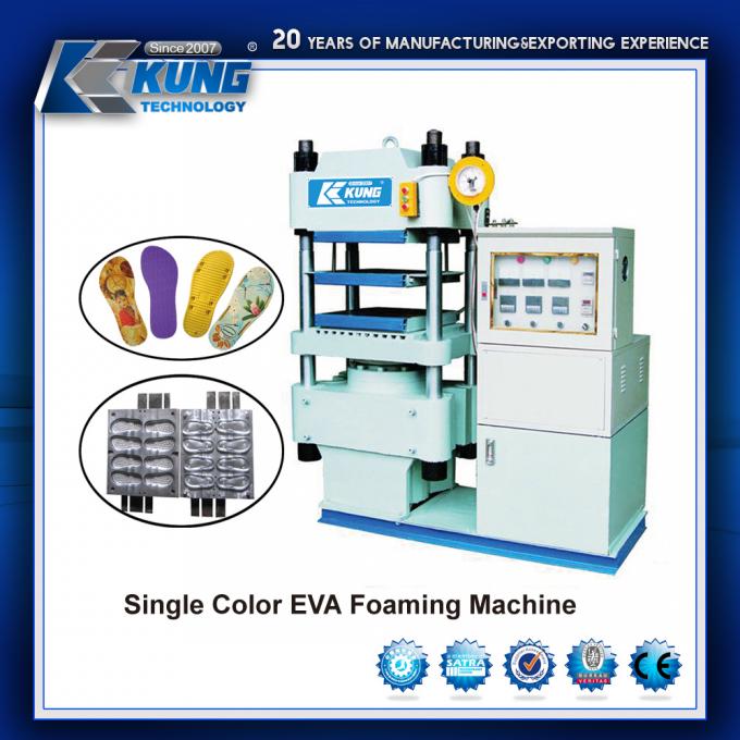 Double Color EVA Foaming / Pressing Machine