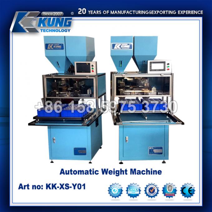 Electric Power 2 Station Automatic Granule Filling Packing Machine Weighing Machine