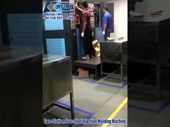 İki istasyonlu dört atışlı enjeksiyon kalıplama makinesi